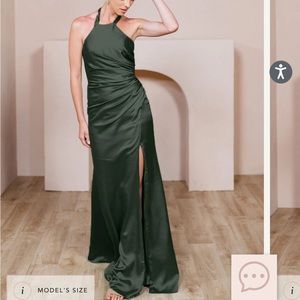 Reverly Fallon Satin dress